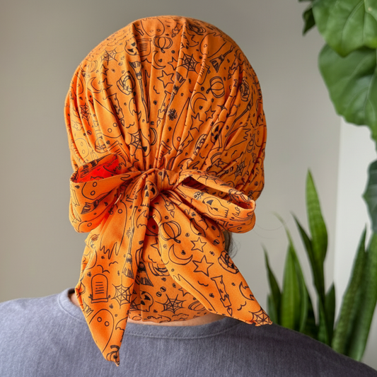 Happy Halloween Modern Scrub Cap