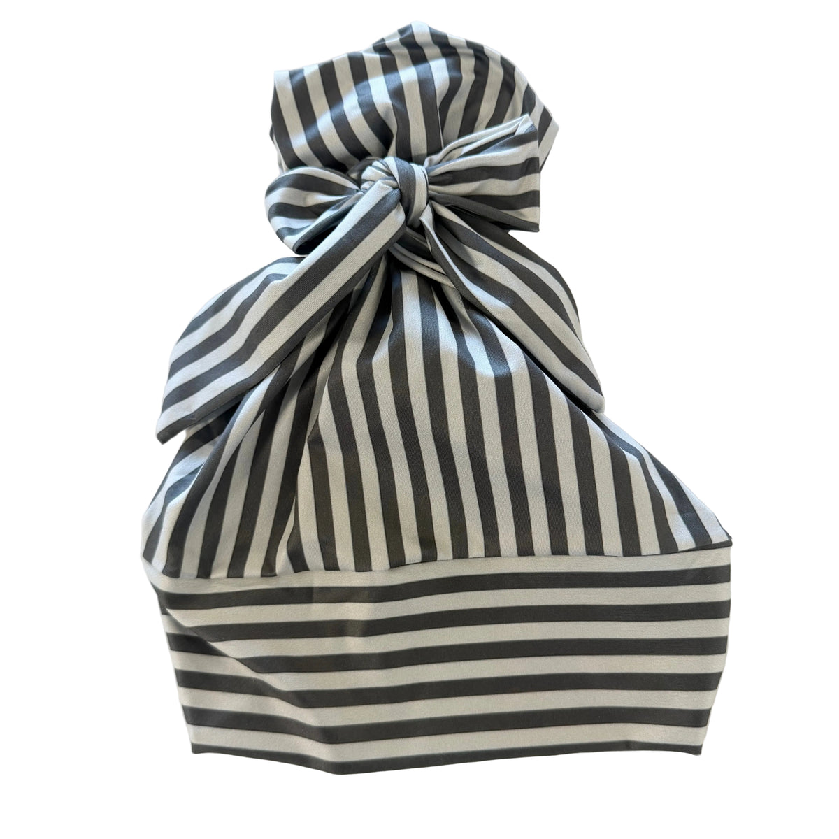 Grey + Black Modern Scrub Cap