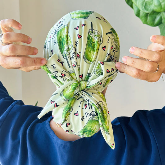Matcha Scrub Cap