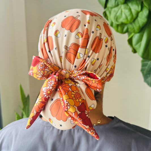 Fall Fun Scrub Cap