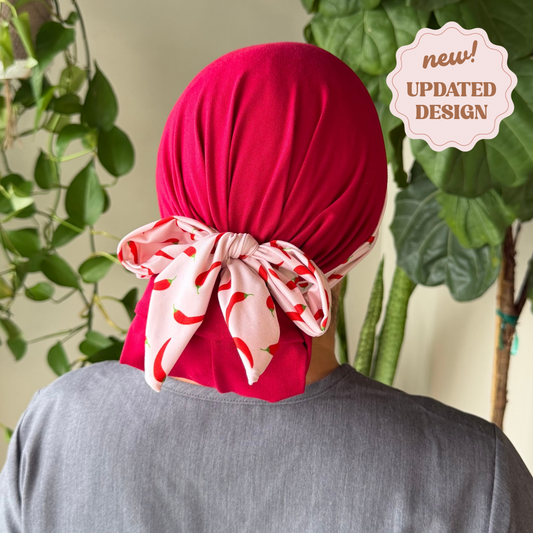 Chili 🌶️ Peppa Modern Scrub Cap