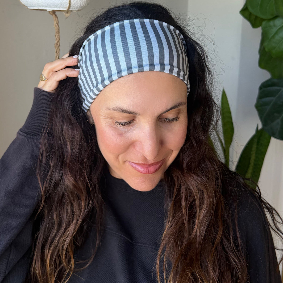 Grey + Black Daily Headband