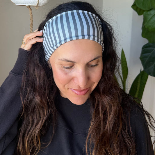 Grey + Black Daily Headband