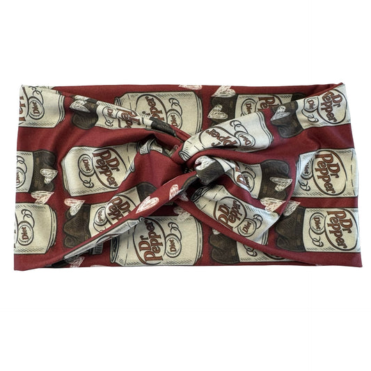 Diet Dr. Pepper Turban Headband