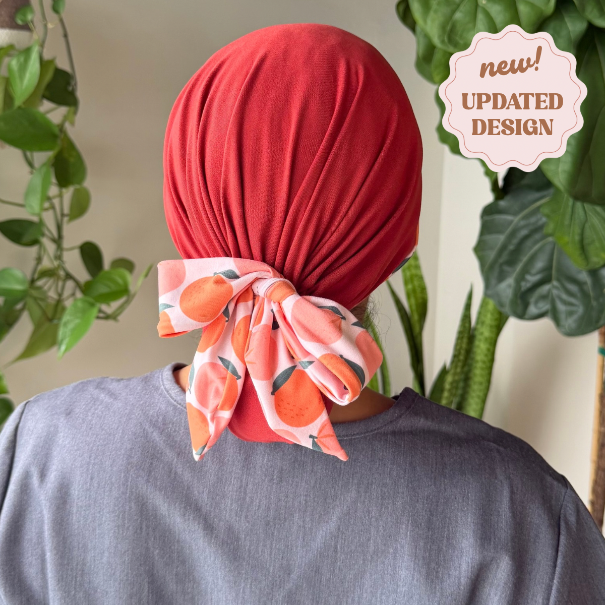 Orange You Peachy Scrub Cap