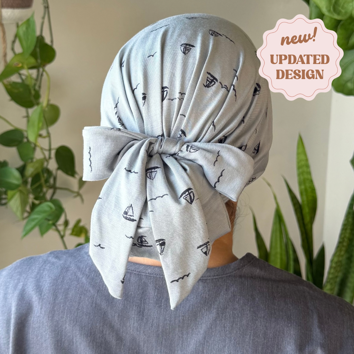 Sail Away Modern Scrub Cap