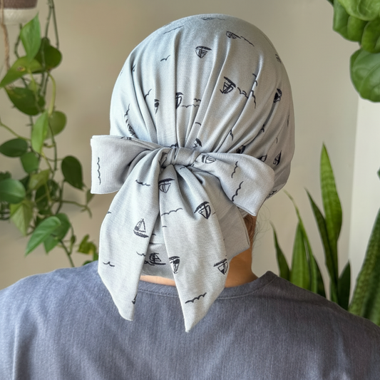 Sail Away Modern Scrub Cap