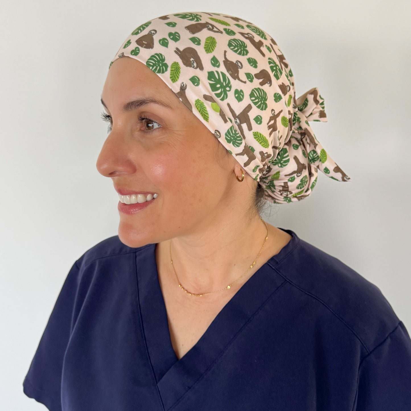 Yoga Sloths Scrub Cap