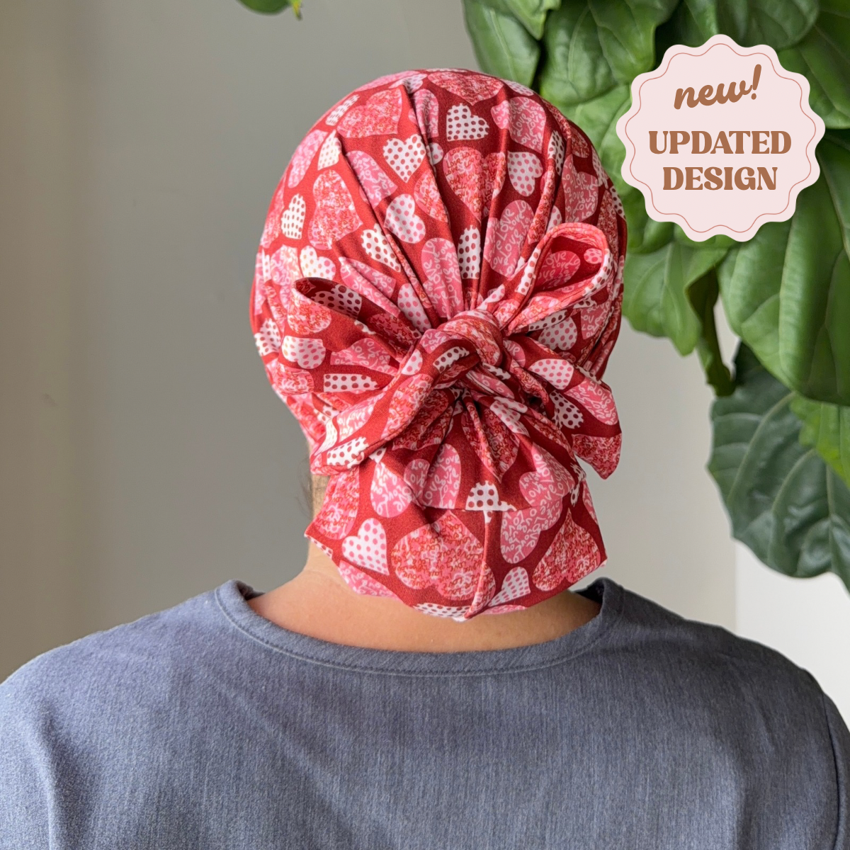 Deep In Love Modern Scrub Cap