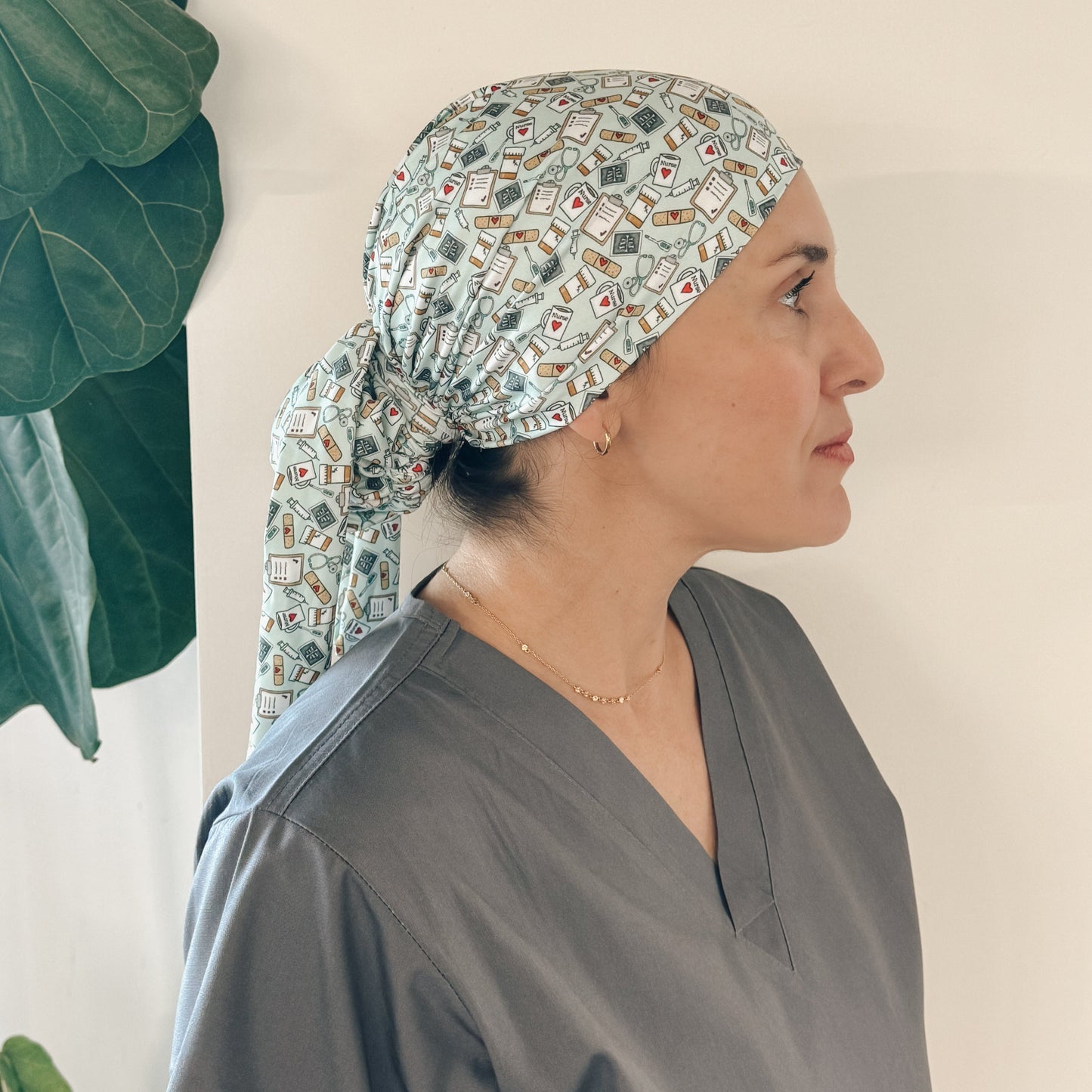 Nurses Love Coffee Scrub Cap