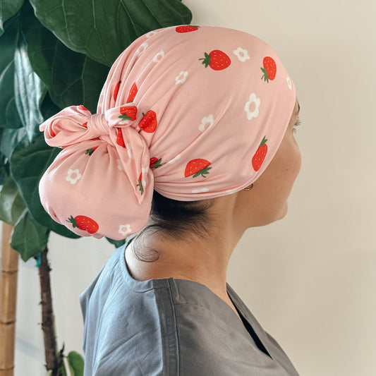 Strawberry Scrub Cap