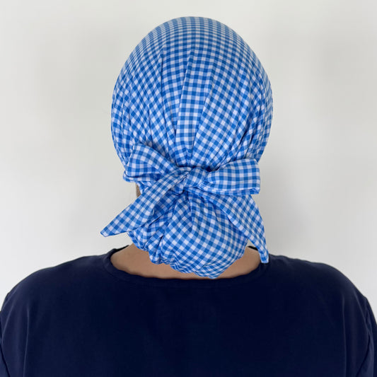 Sweet Gingham Scrub Cap