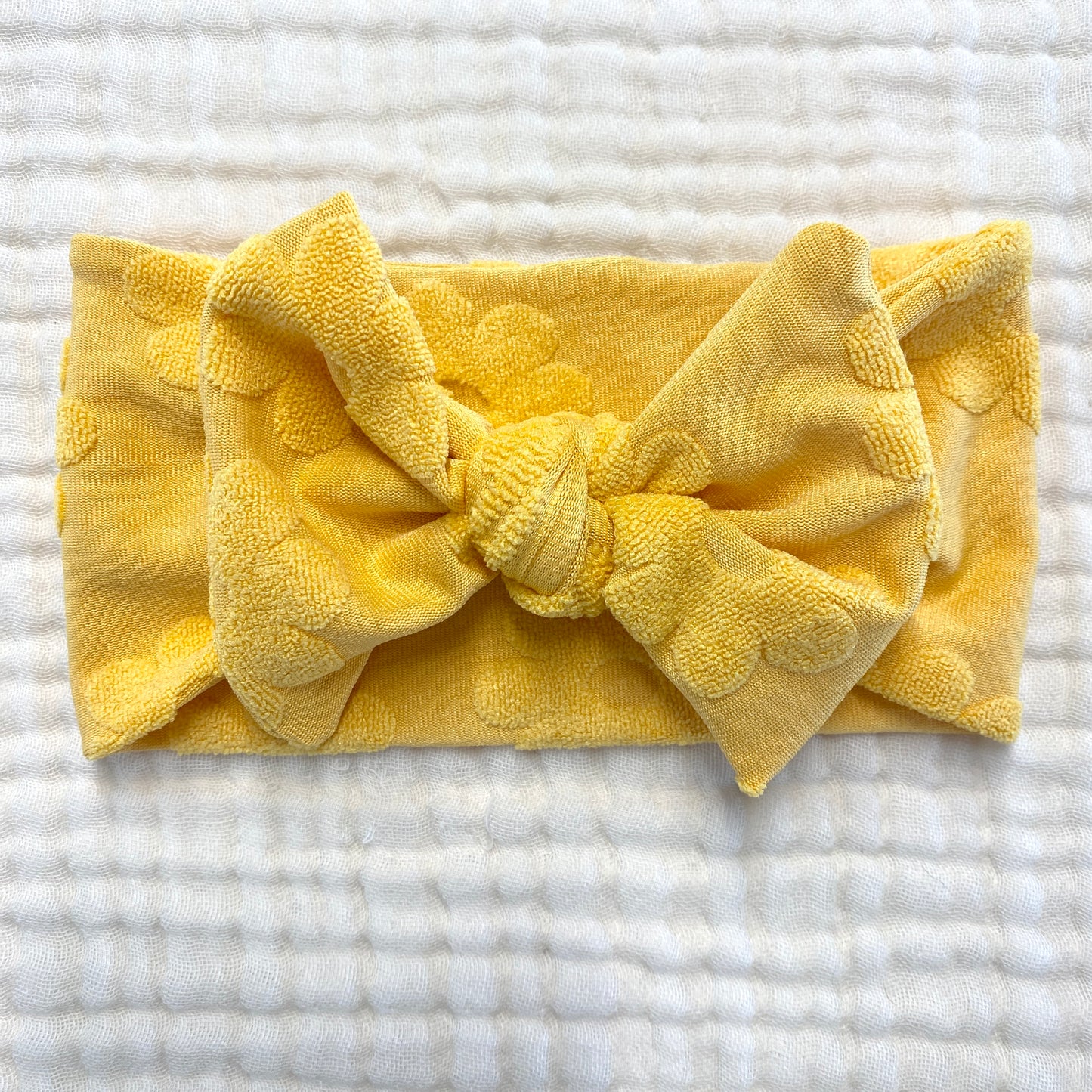 Yellow Daisy Baby + Toddler Headband