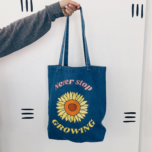 Never Stop Growing Tote