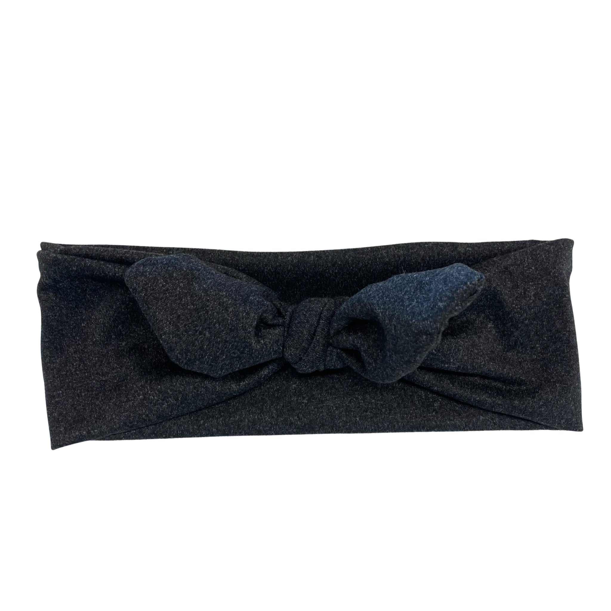 Vintage Black Tie Headband