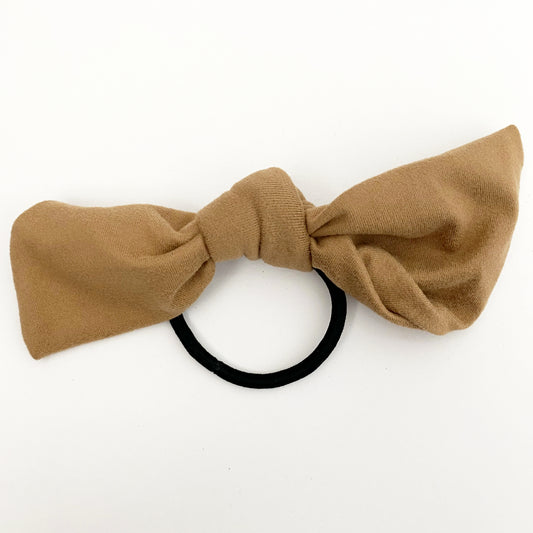 Mocha Latte Knot Hair Tie