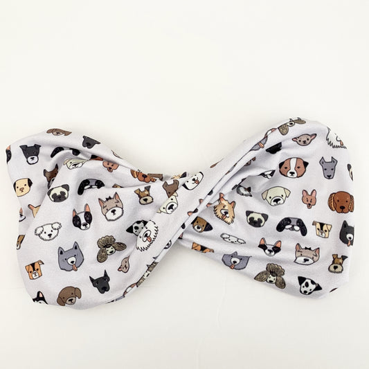 I Love Dogs Twist Headband