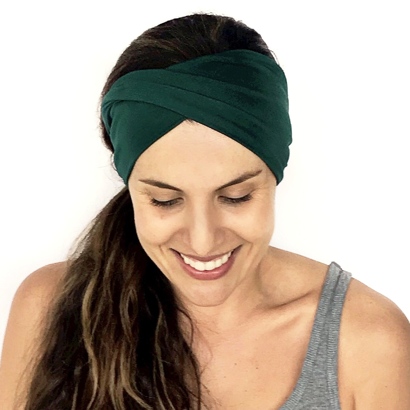 Emerald Green Twist Headband