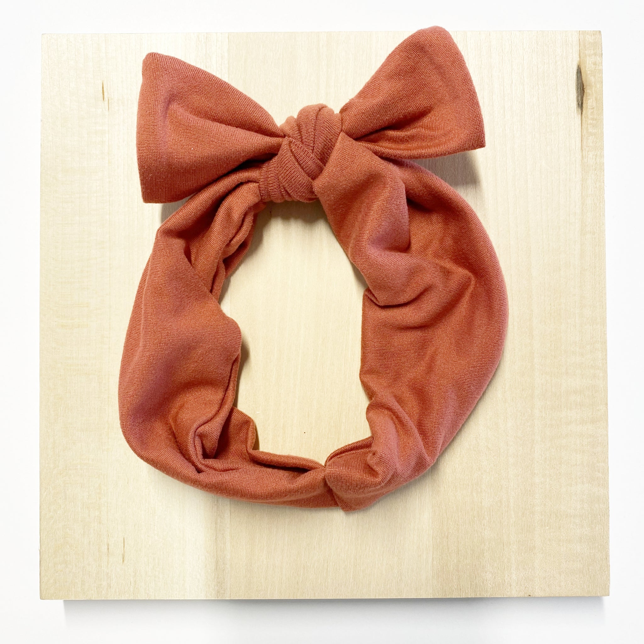 Terracotta Tie Baby Headband