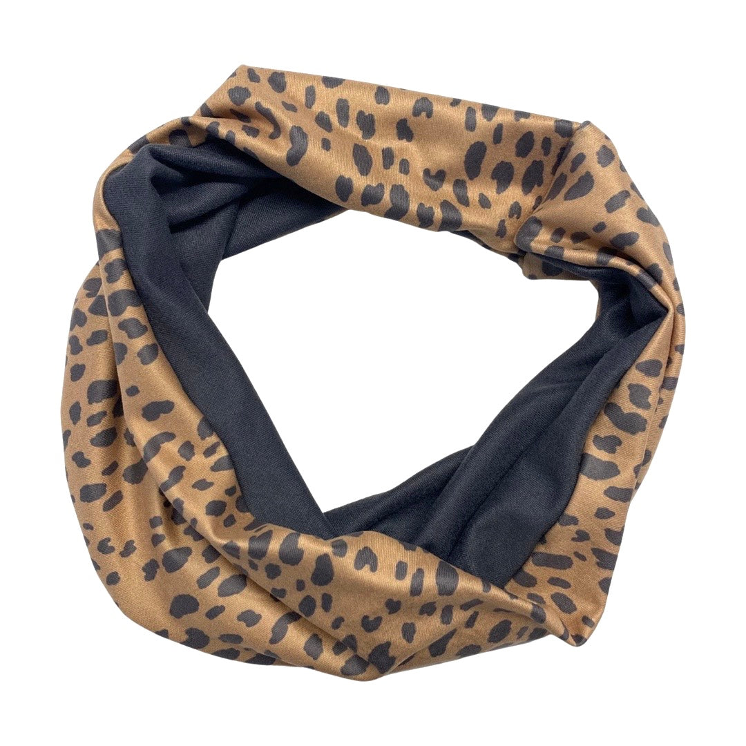 Subtle Leopard Reversible Headband